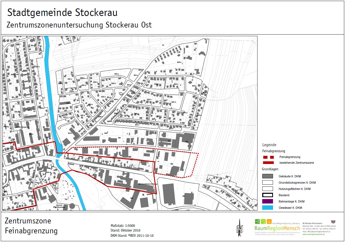 Zentrumszonenuntersuchung Stadtgemeinde Stockerau